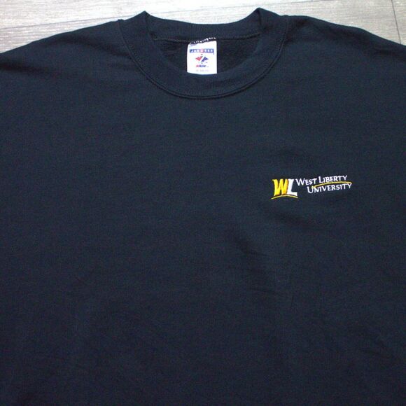 Vintage West Liberty University Apparel 2X Jerzees NuBlend crewneck Sweatshirt - Picture 1 of 4